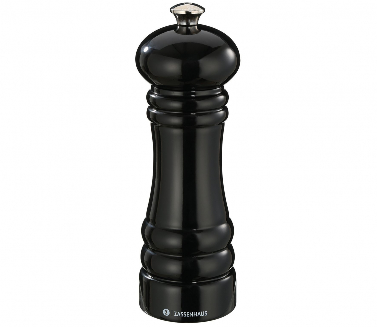 SM-Zassenhaus "Berlin" 18cm schwarz glänzend+300g Salz